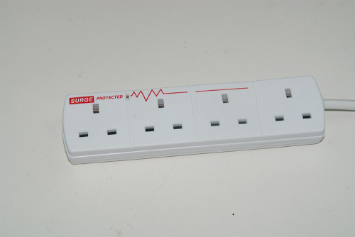 Multi-function universal outlet extension socket with Surge Protection