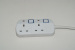 UK Power strip 2USB 5V 2.4A 3M Electrical Extension