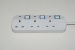 6 Way British UK Electrical Switched Power Extension Socket with 3 Meter