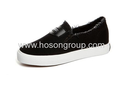 Round toe fashion canvas casual shoes