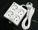 4 ways French Power Extension Sockets