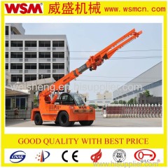 12 tons telescopic boom forklift truck for unloading container