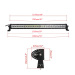 Nicoko Curved 50" 288W Chasing RGB Halo LED Light Bar Led lights by Bluetooth for ATV SUV Driving Cars