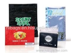 Custom design high quality standing/zipper plastic tobacco pouches