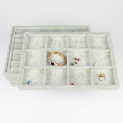 Jewelry Tray Bracelet Ring Necklace Earring Display Stand Rack Jewellery Holder