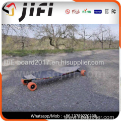 Electric four wheels skateboard in dual motor
