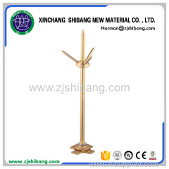 Non-magnetic Copper Plated Stainless Steel Lightning Rod