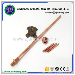 Non-magnetic Copper Plated Stainless Steel Lightning Rod