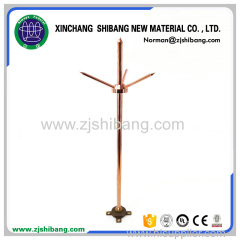 High voltage earthing system of copper lightning rod