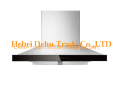 Stainless Steel and Tempered Glass Range Hood