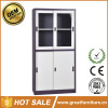 professional production half height two glass sliding door steel file cabinet with low price