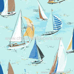 non-woven children water-prof wallpaper