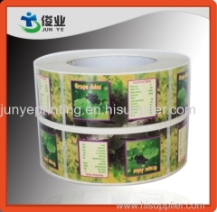 Colorful Fruits Juice Labels