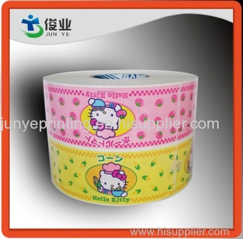 Children Food Stickers Printing