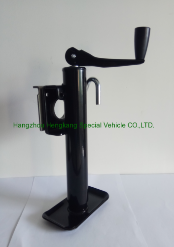 2000lbs capacity top wind jack stand with weldable bracket mount