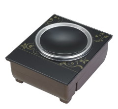 Concave surface induction stove single burner wok cooker