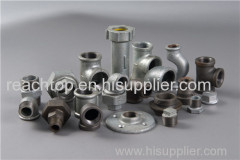 NPT/BSPT malleable iron pipe fittings