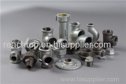 Malleable iron pipe couplings galvanized coupling pipe fittings