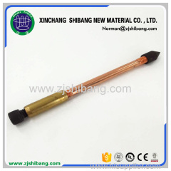 Copper plated earth rod of grounding electrode conductor