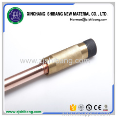 Copper plated earth rod of grounding electrode conductor