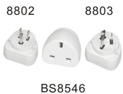 BS8546 13Amp 250V~ Max 3000W UK to EU plug adapter