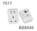 Universal Travel Adapter US AU EU to UK Plug Travel Adapter 250V