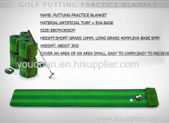 GOLF PUTTUNG PRACTICE BLANKET