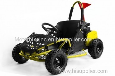 Go Kart 4T OHV 80cc mini Bugy Yellow