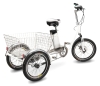 500 Watt Electric Powered Tricycle Motorized 3 Wheel Trike Scooter Bicycle