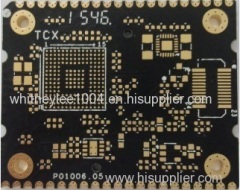 6 layers PCB with half holes plated