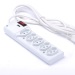 5 outlets Brazil socket with fuse 2P+T power strip INMETRO certified