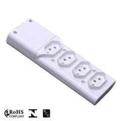 4 Outlets Multiple Electrical Extension Power Strip Socket
