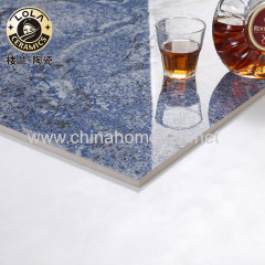 Foshan manufacturer 600x600mm/ 800x800 bule color porcelain glazed marble tile floor tile for home /hotel