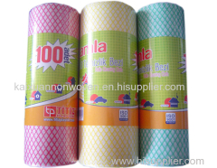 Non woven fabric cleaning wipes