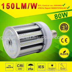 80watt LED Post Top Retrofit Light for HID Retrofit Replacement Aluminum Radiator Material LED Post Top Retrofit Light