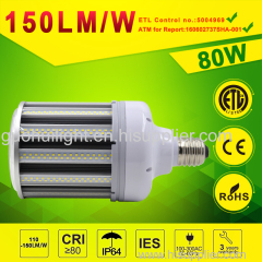 80watt LED Post Top Retrofit Light for HID Retrofit Replacement Aluminum Radiator Material LED Post Top Retrofit Light