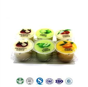 Fruit Pudding Cup mango pudding jelly