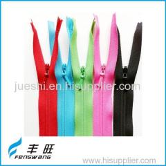 Perfect quality cheap price invisible zipper long chain zippers