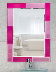 Hot sale high quality Modern style frameless Hanging wall bathroom mirror