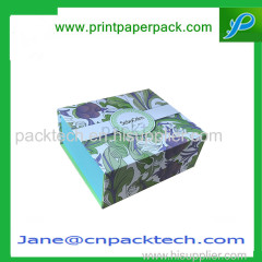 Custom Coated Paper Foldable Packaging Box with ISO9001