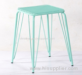 Metal new small stool with wire seat