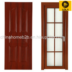 China Solid Wooden Door Interior Door Room Door and Toilet Door New Design In 2017