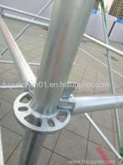 hot sale high quality silver galvanized ringlock scaffolding