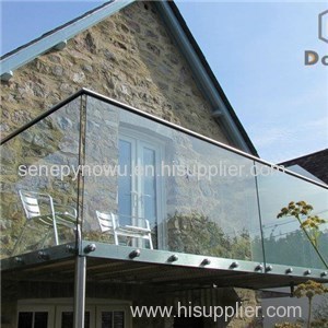 Stainless Steel Stand Off Balcony/Terrace Glass Fence