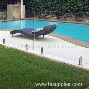 Stainless Steel Square Spigot Glass Railing Swimming Pool Fence Railing