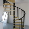 Modern Spiral Staircase Indoor Wooden Tread Staircase
