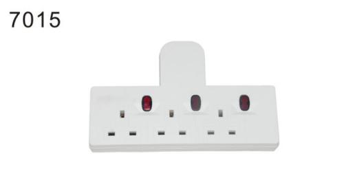 UK socket to EU Plug Adapter Converts 2 pin Euro Wall Plug travel