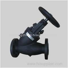 ANSI B16.34 250S ductile iron straightway stop check valve flanged ends
