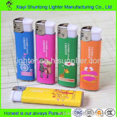 Long Working Different Pictures Gas Cigarette Electric Lighter