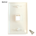 RJ45 Keystone Jack Plastic Wall Outlets